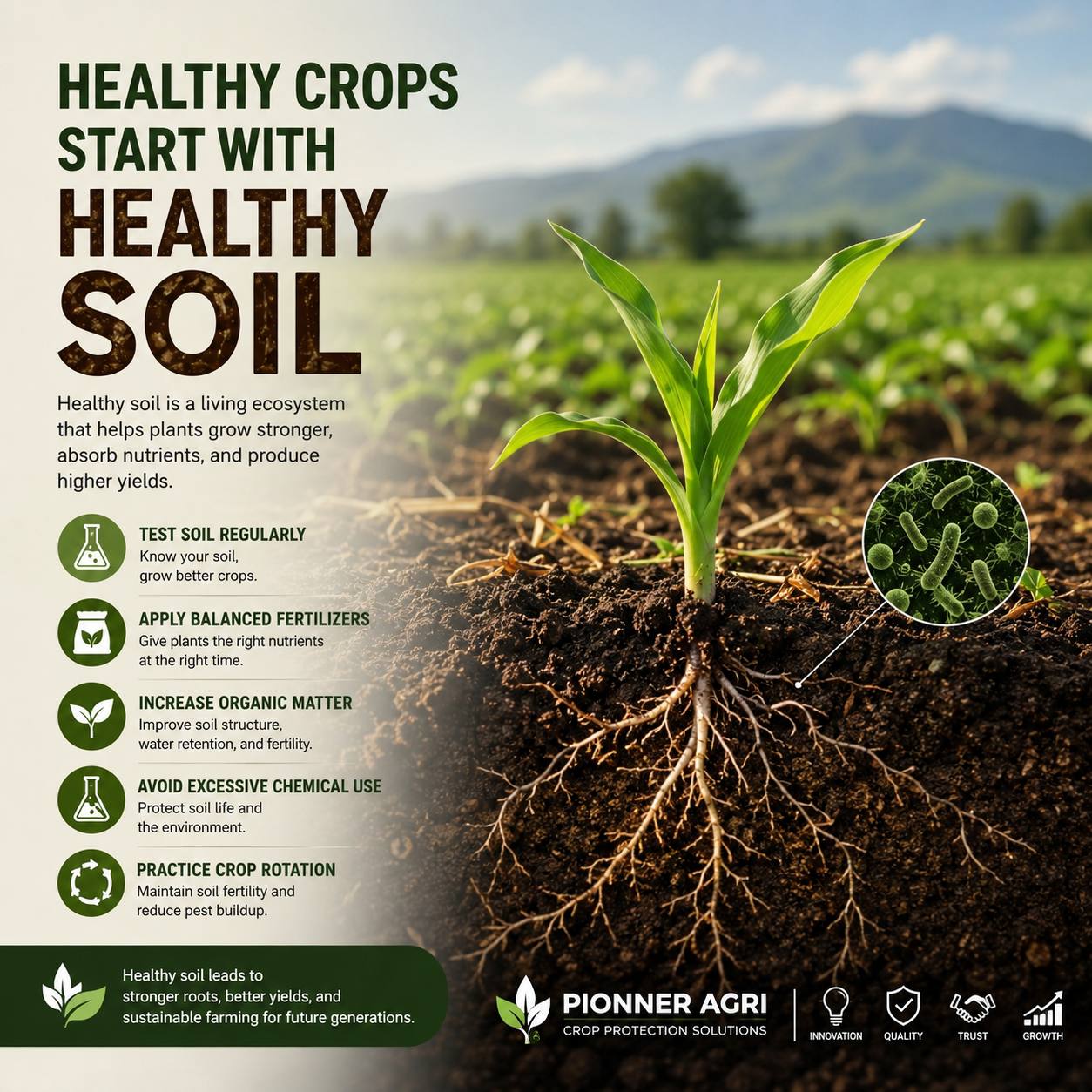Healthy Crops Start with Healthy Soil